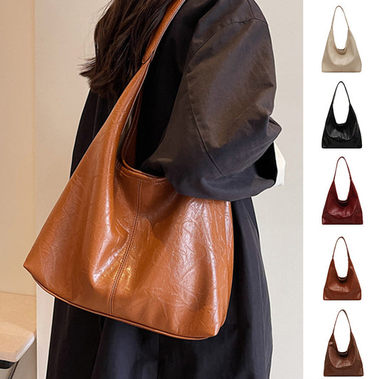 2pcs Composite Bag Fashion Shoulder Bag With Clutch Bag Casual Commuting Large Capacity Hobo Tote Bags Women