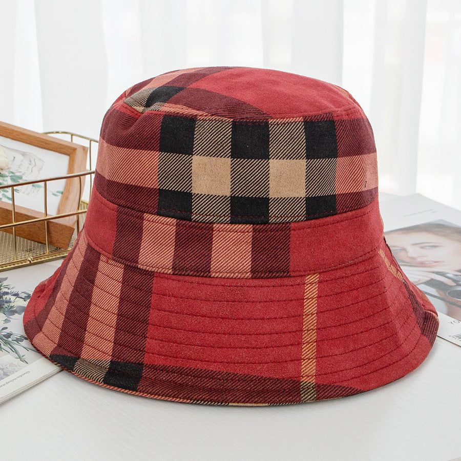 Color Baggage Fisherman Hat Female Foldable