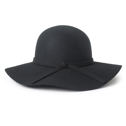 Fashionable and versatile wool felt hat