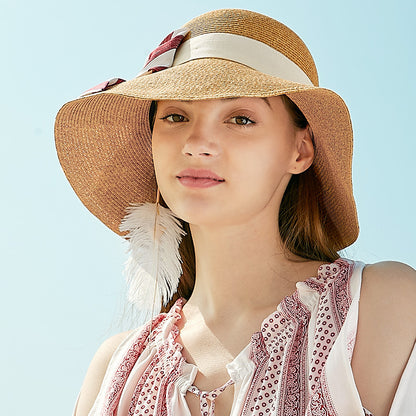 Bow Tie Travel Foldable Beach Hat