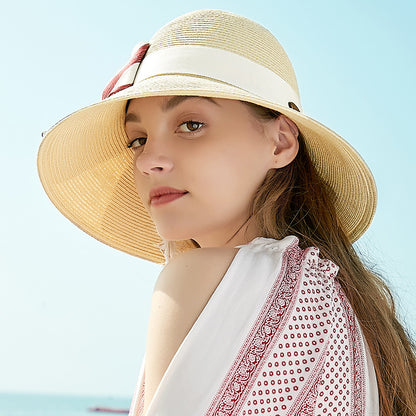 Bow Tie Travel Foldable Beach Hat