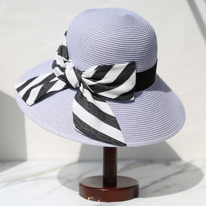 Bow Tie Travel Foldable Beach Hat