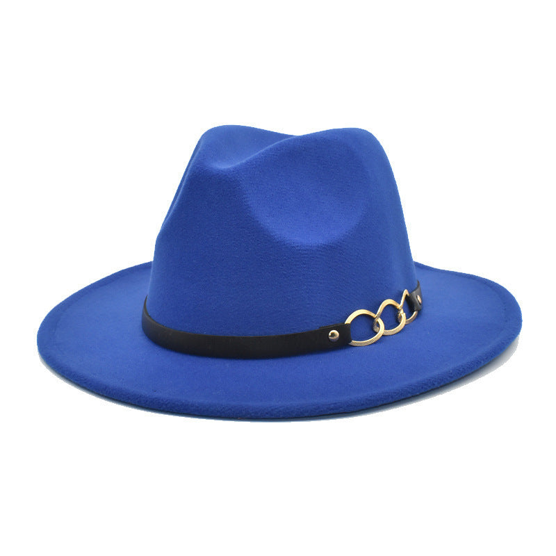 Women's Woolen Top Hat Belt Accessories