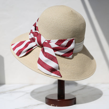 Bow Tie Travel Foldable Beach Hat