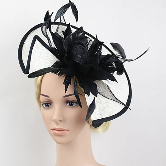 Women's Fashion Vintage Bowler Hat Headpiece