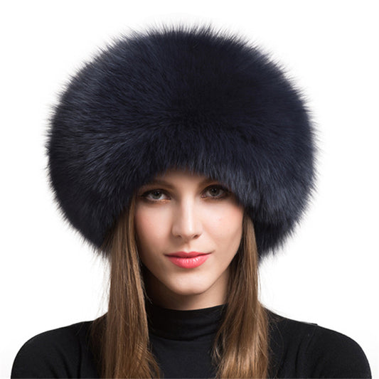 Fox Fur Hat Female Ear Protection